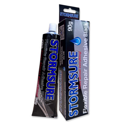 Stormsure Flexible Repair Adhesive 90g Black - Professional Grade Adhesive for Versatile Repairs