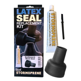 Stormsure Latex Wrist Seal Repair Kit (Bottle Neck Shape) - Extend Your Dry Suit's Life with Easy Repair or Replacement