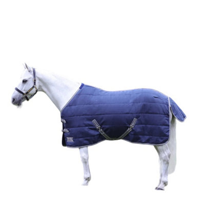 StormX Empra 100 Standard-Neck Horse Stable Rug Navy (4 9