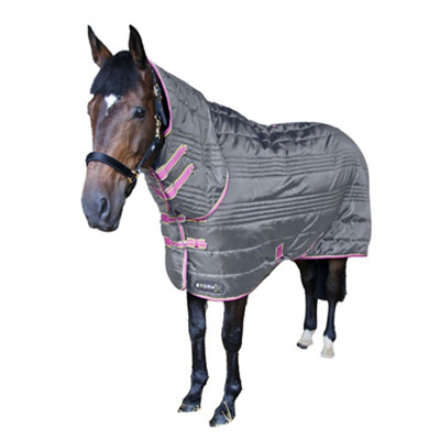 StormX Original 300 Horse Combo Turnout Rug Grey/Yellow/Pink (7 3") Price Comparisons | Compare The Build