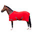 StormX Original Standard-Neck Horse Fleece Rug Red/Grey (4 9")