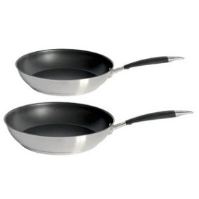 Stoven Soft Touch Induction 24 and 28cm Non-Stick Frying Pan Set