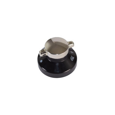 Stoves Compatible Black Silver Replacement Oven Cooker Hob Control Knob