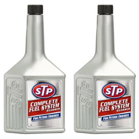 STP 2PC Complete Fuel System Cleaner for Petrol Engines 500ml