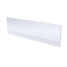 Straight Acrylic Bath Front Panel and Plinth - 1800mm - White - Balterley