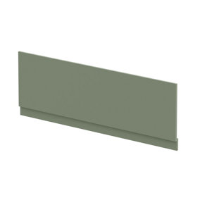 Straight Bath MDF Front Panel & Plinth - 1700mm - Satin Green - Balterley