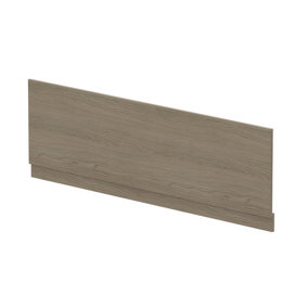 Straight Bath MFC Front Panel & Plinth - 1700mm - Woodgrain Solace Oak - Balterley
