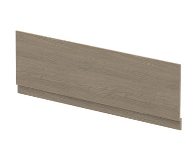 Straight Bath MFC Front Panel & Plinth - 1800mm - Woodgrain Solace Oak - Balterley