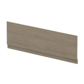 Straight Bath MFC Front Panel & Plinth - 1800mm - Woodgrain Solace Oak - Balterley