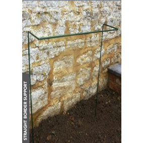 Straight Border Support Rust (Pack of 4) - L20 x W76.2 x H30 cm