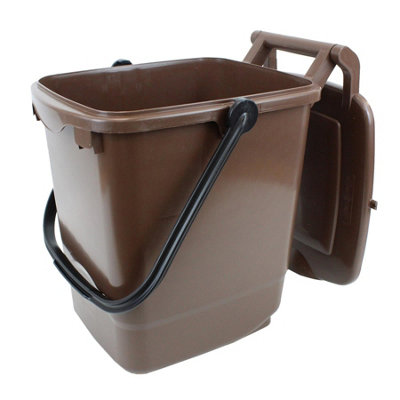 Straight - Kerbside Food Waste Caddy - 23L - Brown