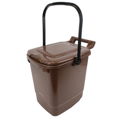 Straight - Kerbside Food Waste Caddy - 23L - Brown - 4
