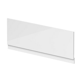 Straight MDF Bath Front Panel & Plinth - 1500mm - Gloss White - Balterley