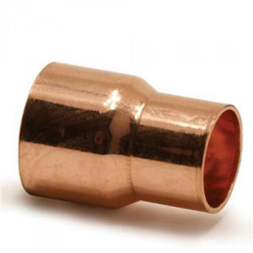 Straight Pipe Fitting Muff Copper Connector Solder 22x18mm Water Installation