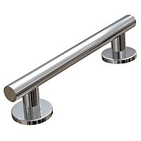 Straight Polished Stainless Steel Grab Rail - 12"/30cm