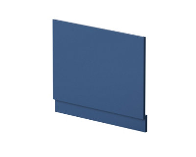 Straight Reversible Bath End Panel & Plinth - 700mm - Satin Blue - Balterley