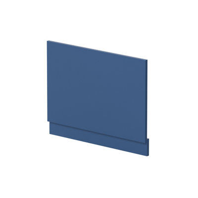 Straight Reversible Bath End Panel & Plinth - 750mm - Satin Blue | DIY ...