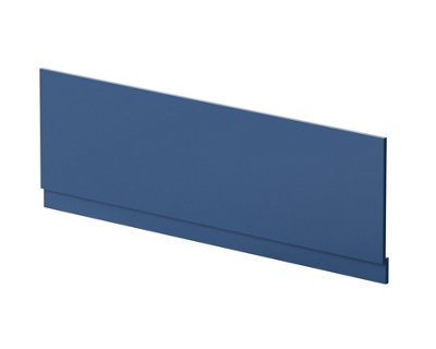Straight Reversible Bath Front Panel & Plinth - 1700mm - Satin Blue - Balterley