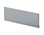 Straight Reversible Bath Front Panel & Plinth - 1700mm - Satin Grey - Balterley