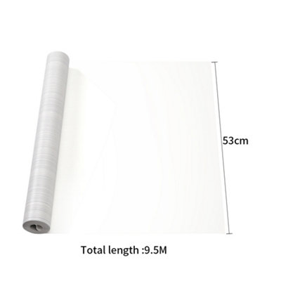 Straight Striped Non Woven Fabric Patterned Grey Wallpaper L 950 cm