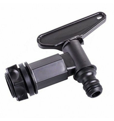 Straight Waterbutt Tap with Nut and 2 Washers