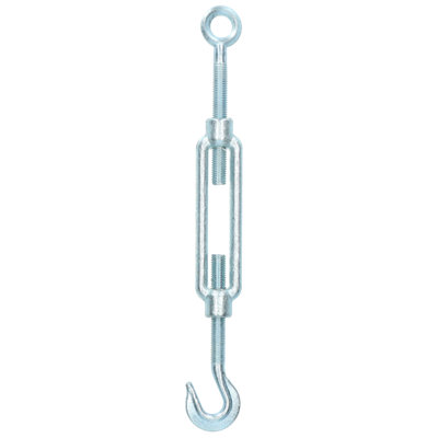 Straining Screw / Turnbuckle Hook to Eye 2 PACK Galvanised Rigging M10 DK62