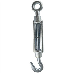 Straining Screw / Turnbuckle Hook to Eye Galvanised Rigging M16 DK64