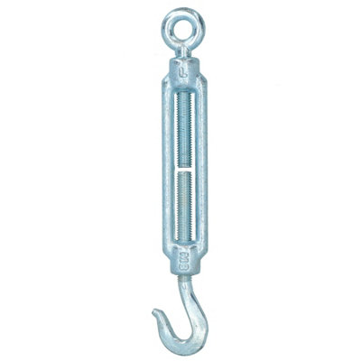 Straining Screw / Turnbuckle Hook to Eye Galvanised Rigging M8 DK61