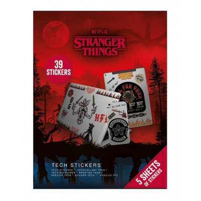 Stranger Things Upside Down Battle Tech Stickers (Pack of 39 ...