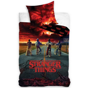 Stranger Things Welcome to Hawkins Single Duvet Cover Set