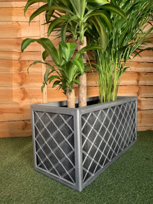 Strata 70cm Lazio Trough GN699-PEW-ST Grey Trough