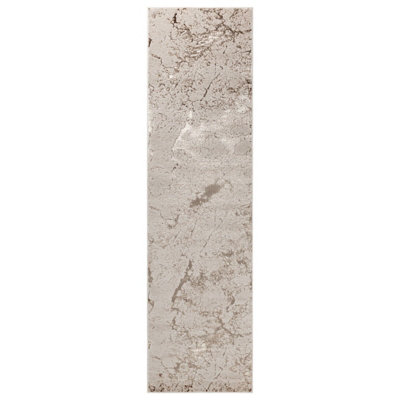Strata Bronze Grey Champagne Modern Abstract Easy to Clean Rug for Living Room Bedroom and Dining Room-160cm X 230cm