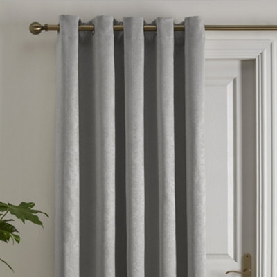 Strata Dim out woven Eyelet Single Panel Door Curtain