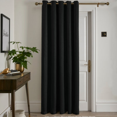 Strata Dim out woven Eyelet Single Panel Door Curtain