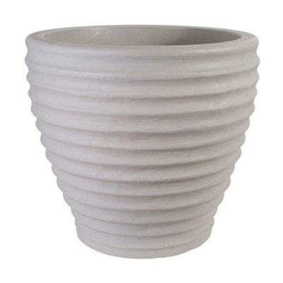 Strata Moroccan Planter Stone - 58cm - Premium Garden Plant Pot - Stone ...