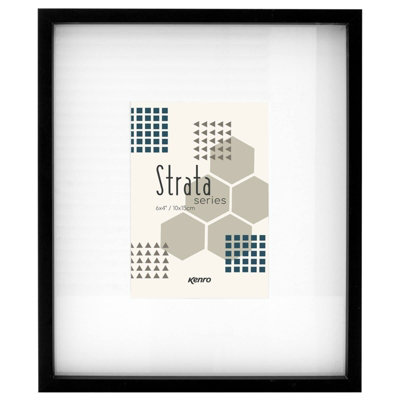 Strata Photo Frame Black 8x6