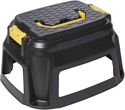 Strata Step Stool with Built-in Tool Storage Caddy Multipurpose