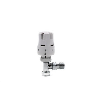 Strata Thermostatic Radiator Valve Silver (30mm x 15mm) Price Comparisons | Compare The Build