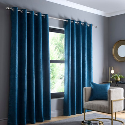 Strata Triple-Woven Dimout Eyelet Curtains