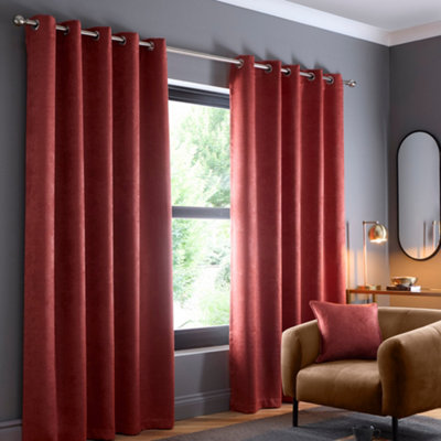 Strata Triple-Woven Dimout Eyelet Curtains