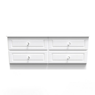 Stratford 4 Drawer Bed Box in White Ash (Ready Assembled)