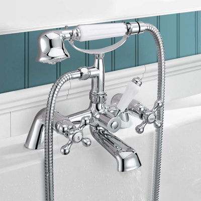 Stratford Freestanding Bath Shower Mixer Tap Chrome