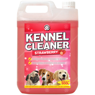 Strawberry Scented Kennel Cleaner 5L - Safe Fresh Dog Cat Pet Odour Disinfectant