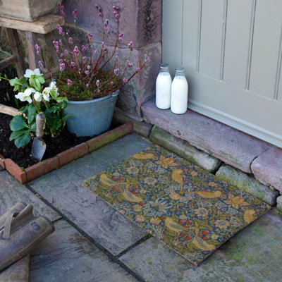 Strawberry Thief William Morris Doormat (60 x 40cm) - 3