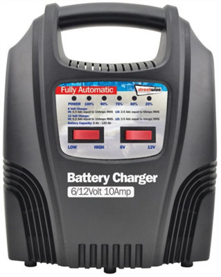 Streetwize 10 Amp Automatic Trickle Car Motorbike Motorhome 12V Battery Charger