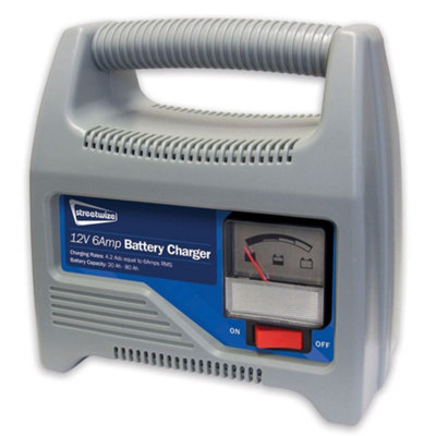 Streetwize 12v 6 Amp Heavy Duty Car Van Boat Bike Automatic Battery