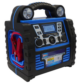 Streetwize 12v 6in1 Power Pack with Jumpstart for all cars, Inverter, Compressor, USB & LED