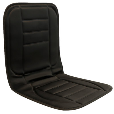 Streetwize 12V Heated Seat Cushion Car Seat Pad 2 Heat Settings Foam Padded Support