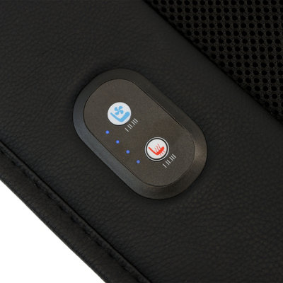 Streetwize 12v Heated Seat Cushions with Dual Warm & Cold Settings Lumbar Support and Seat Protection