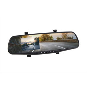 Streetwize 3.5'' Rear view Mirror 1080p HD Vehicle Camera Video Journey Recorder Dash Cam